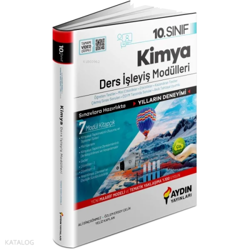 Aydın Yayınları 10. Sınıf Kimya Ders İşleyiş Modülleri | Kolektif | Ay