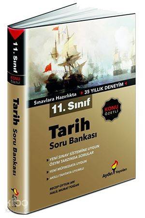 Aydın Yayınları 11. Sınıf Tarih Konu Özetli Soru Bankası Aydın | | Ayd