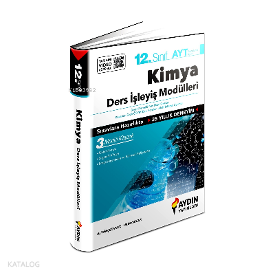 Aydın Yayınları 12. Sınıf Aydın Kimya Ders İşleyiş Modülleri