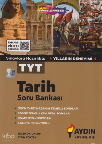 Aydın Yayınları TYT Tarih Soru Bankası | Recep Oytun Arı | Aydın Yayın