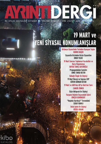 Ayrıntı Dergi 49. Sayı (Güz 2025) | Kolektif | Ayrıntı Yayınları