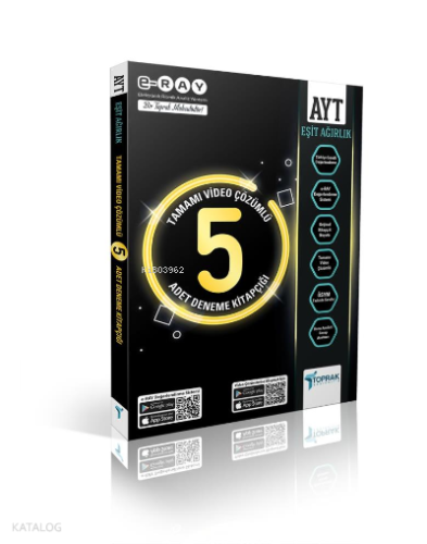 Ayt 5'Li Paket Deneme (Eşit Ağırlık) | Kolektif | Toprak Yayınları (Ha