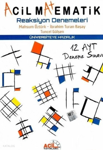 AYT Acil Matematik Reaksiyon 12 Deneme Acil Yayınları | Kolektif | Aci