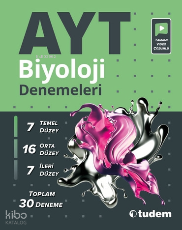 AYT Biyoloji Denemeleri | Kolektif | Tudem Yayınları - Sınavlara Hazır