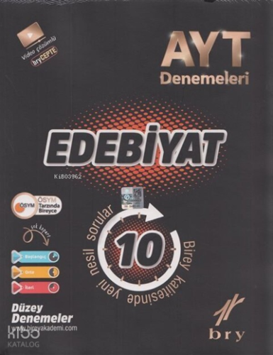 AYT - Branş Denemeleri - Edebiyat (10 lu)