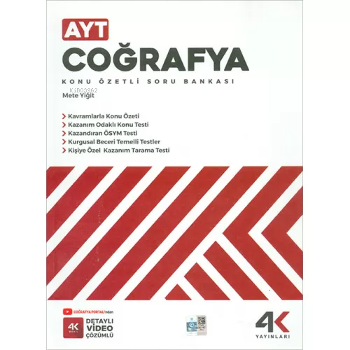 AYT Coğrafya Konu Özetli Soru Bankası