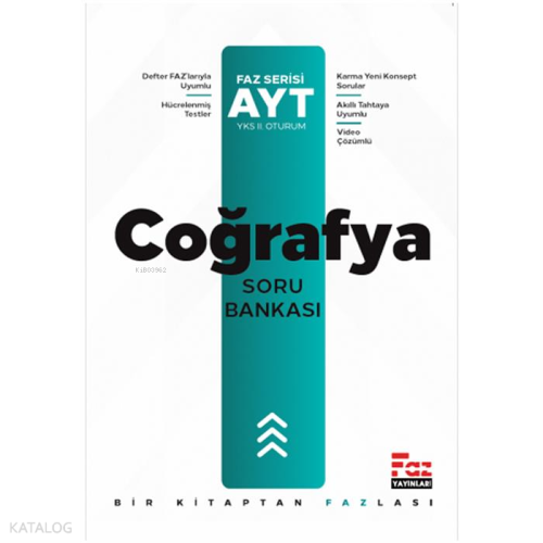 AYT Coğrafya Soru Bankası Faz Yayınları