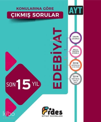 Ayt Edebiyat Son 15 Yıl Konularına Göre Çıkmış Sorular | Kolektif | Fi