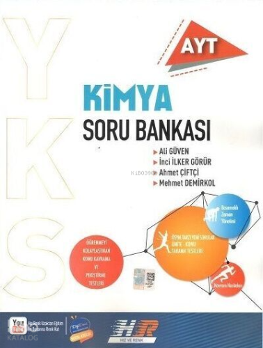 AYT Kimya Soru Bankası | Ahmet Çiftçi | Hız ve Renk Yayınları (Bayilik