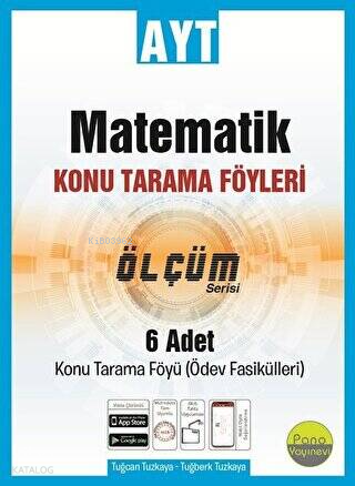AYT Matematik Tarama Föyleri (6 Fasikül 6x24 Sayfa)