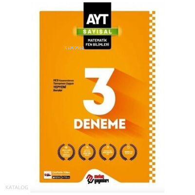 AYT Sayısal 3'lü Deneme | Kolektif | Metin Yayıncılık