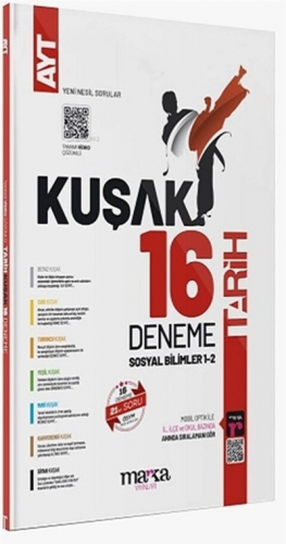 AYT Tarih Kolaydan Zora 16 Kuşak Deneme Tamamı Video Çözümlü Marka Yayınları