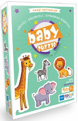Baby Puzzle - Vahşi Hayvanlar;13 Parça | | Blue Focus Yayınları