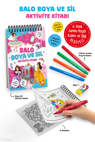 Balo – Boya ve Sil Aktivite Kitabı | Kolektif | Bigkids Yayınları