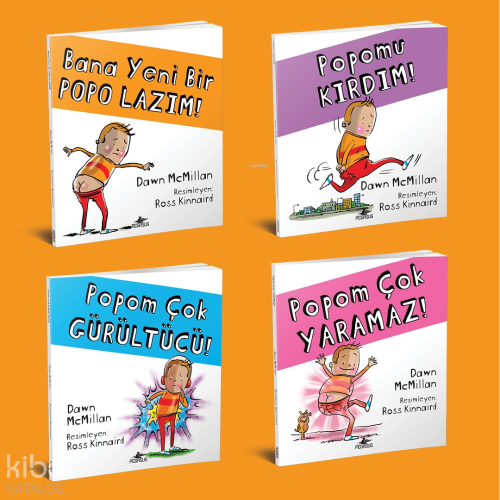 Bana Yeni Bir Popo Lazım Serisi - (4 Kitap)