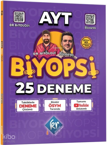 Barış Hoca Dr. Biyoloji AYT Biyopsi 25 Biyoloji Deneme | Kolektif | KR