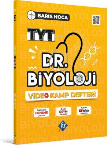 Barış Hoca TYT Dr. Biyoloji Video Kamp Defteri | Kolektif | KR Akademi