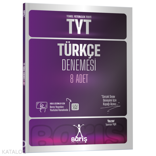 Barış Yayınları TYT Türkçe Denemesi 8 Adet