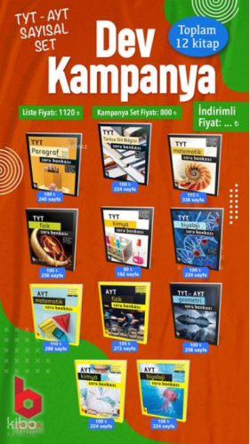 Basamak TYT-AYT Sayısal Soru Bankası Seti (11 Kitap)