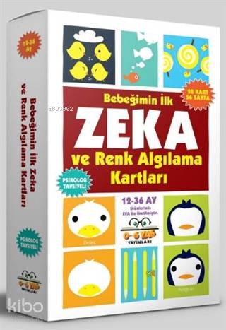 Bebeğimin İlk Zeka ve Renk Algılama Kartları (12-36 Ay) | Kolektif | 0