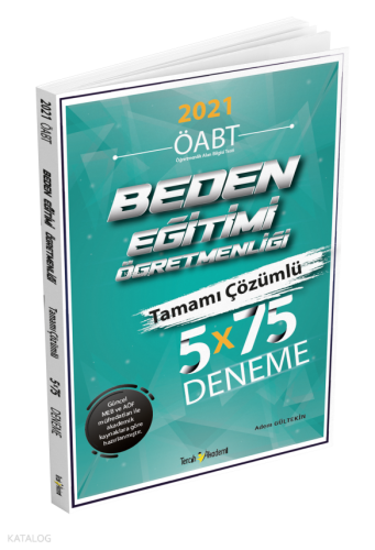 Tercih Akademi 2021 ÖABT Öğretmenlik Alan Bilgisi Beden Eğitimi Tamamı Çözümlü 5 Deneme