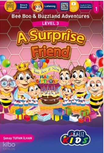 Bee Boo Level-4 Welcome To Buzzland 5'Li Hikaye Seti | Kolektif | Anal