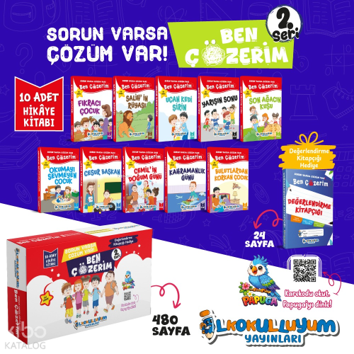 Ben Çözerim Hikaye Kitabı Seti 2. Seri (10 Kitap) | Ali Irmak | İlkoku