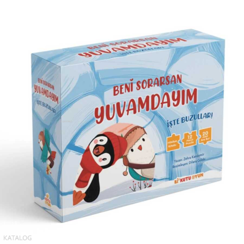 Beni Sorarsan Yuvamdayım - İşte Buzullar!;Kitap ve Oyun Seti | Zehra K