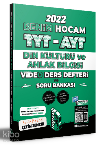 Benim Hocam 2022 TYT - AYT Din Kültürü Video Ders Defteri ve Soru Bank