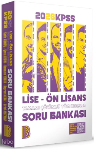 Benim Hocam 2026 KPSS Lise Ön Lisans Tüm Dersler Tamamı Çözümlü Soru B