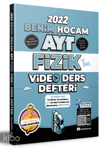 Benim Hocam Yayınları 2022 AYT Fizik Video Ders Defteri