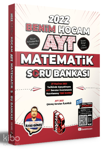 Benim Hocam Yayınları 2022 AYT Matematik Soru Bankası | İlyas Güneş | 