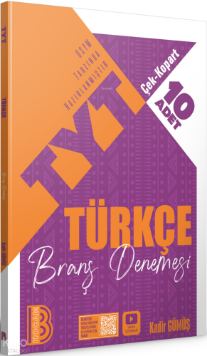 Benim Hocam Yayınları 2026 TYT Türkçe Çek Kopar 10'lu Branş Denemesi |