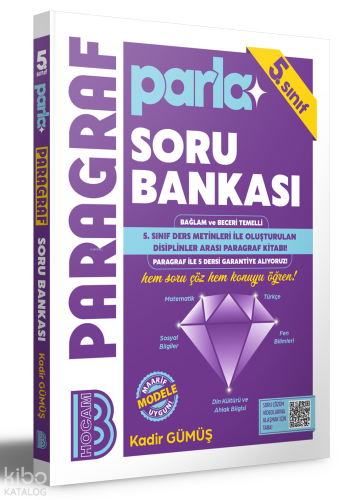 Benim Hocam Yayınları 5. Sınıf Parla Paragraf Soru Bankası | Kadir Güm