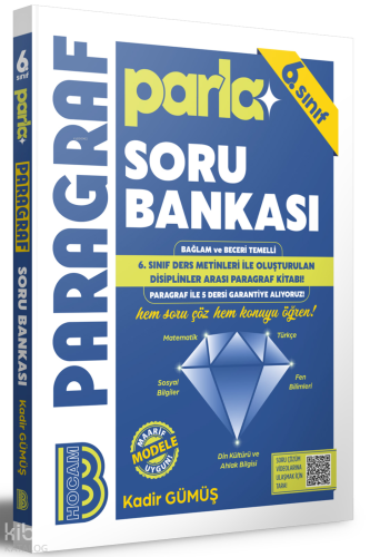 Benim Hocam Yayınları 6. Sınıf Parla Paragraf Soru Bankası | Kadir Güm
