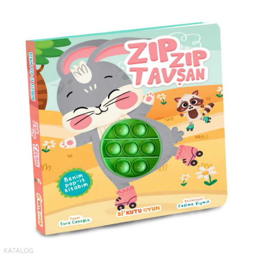 Benim Pop-İt Kitabım - Zıp Zıp Tavşan (Tak-Çıkar) | Esra Canoğlu | Bi 