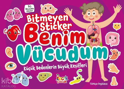Bitmeyen Sticker;Benim Vücudum | | Bıcırık (Bcrk Çocuk) Yayınları