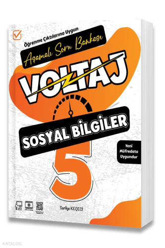 Berkay Yayınları 5. Sınıf Voltaj Sosyal Bilgiler Soru Bankası 2025