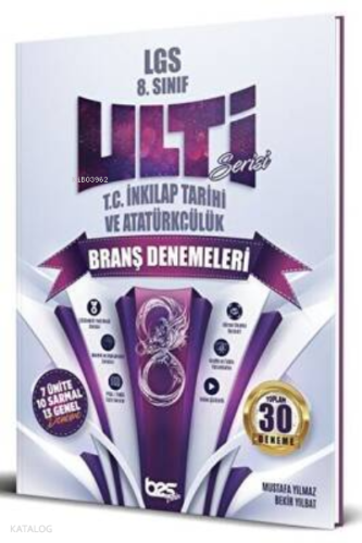 Bes Ulti 08.Sınıf Deneme İnkılap Tarihi - 2023 | Kolektif | Bes Yayınl