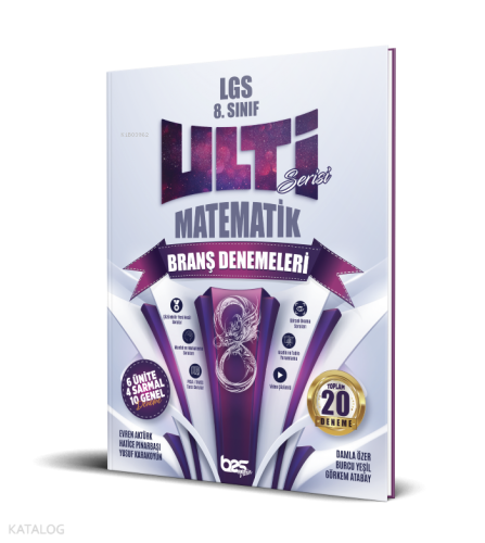 Bes Ulti 08.Sınıf Deneme Matematik - 2023 | Kolektif | Bes Yayınları (