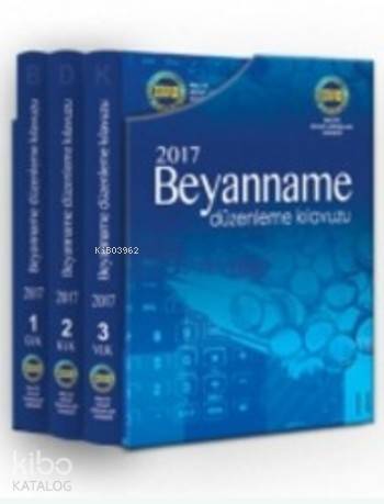 Beyanname Düzenleme Kılavuzu 2017 (Kutulu, Ciltli Takım) | Kolektif | 