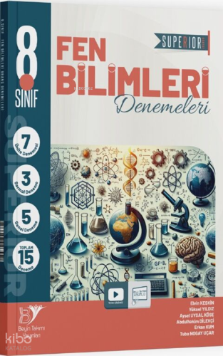 Beyin Takımı Yayınları 8. Sınıf LGS Fen Bilimleri Superıor 15 li Deneme