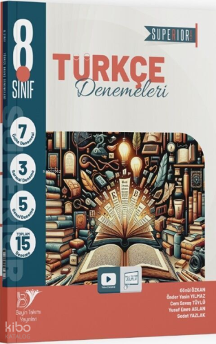 Beyin Takımı Yayınları 8. Sınıf LGS Türkçe Superior 15 Deneme | Kolekt