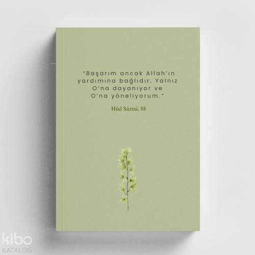 Bi Dünya Store Başarım Ancak Allah'ın Yardımına Bağlıdır İslami Defter (Ayet-Hadisli)