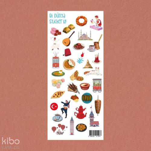 Bi Dünya Store İstanbul'un Tatları Sticker Seti (M069)