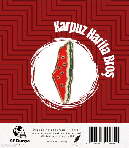 Bi Dünya Store Karpuz Harita Broş