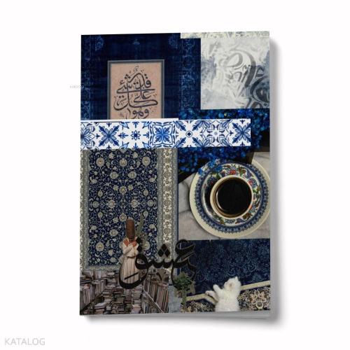 Bi Dünya Store Kolaj Serisi 9 - Sufi A6 Çizgili Mini Defter Not Defteri