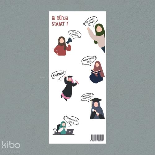 Bi Dünya Store Motivasyon Zamanı - İslami Sticker Paketi (M007)
