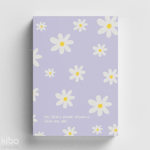 Bi Dünya Store Papatya Serisi - Güvenip Dayananlara Allah Yeter İslami Defter (Ayet-Hadisli)