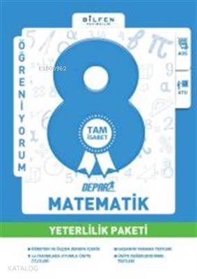 Bilfen - 8. Sınıf Matematik Depar Yeterlilik Paketi | Kolektif | Bilfe